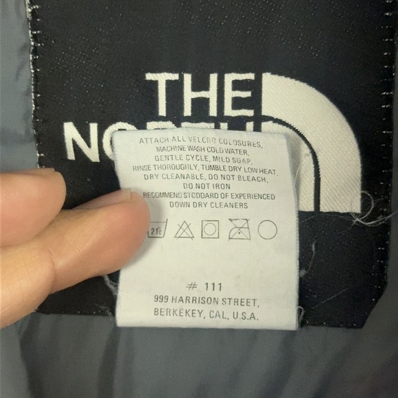 Vintage The North Face Puffer Vest Down Womens Size Small Purple Full Zip - Picture 10 of 16